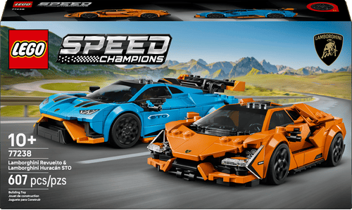 LEGO Speed Champions Lamborghini Revuelto y Huracán STO 77238