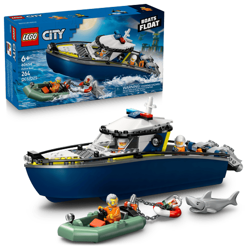 LEGO City Persecución en Barco de Policía 60456