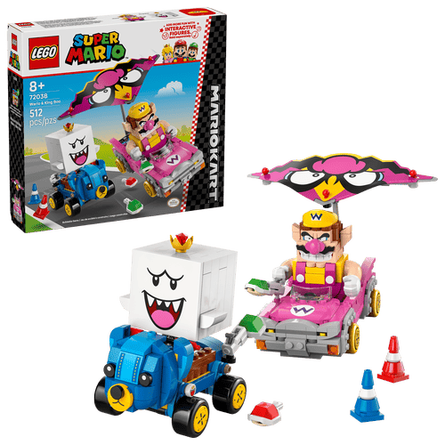 LEGO Super Mario Mario Kart™ – Wario y Rey Boo 72038