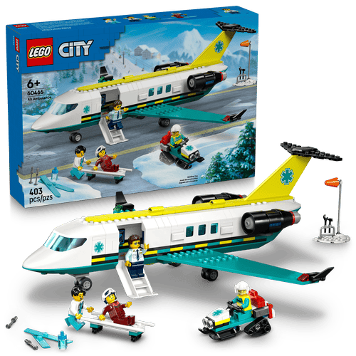 LEGO City Ambulancia Aérea de Emergencia 60465