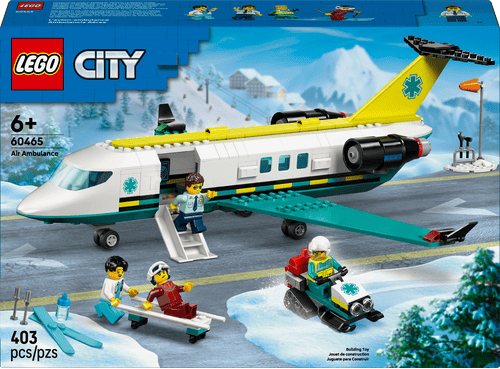 LEGO City Ambulancia Aérea de Emergencia 60465