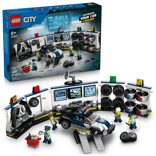 LEGO City Taller de Modificación de Autos de Policía 60457