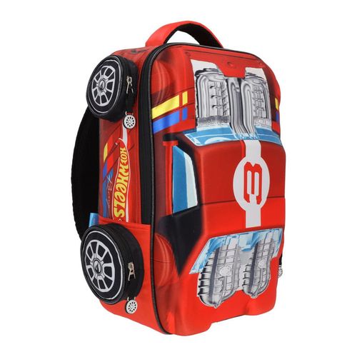 Hot Wheels Mochila Roja