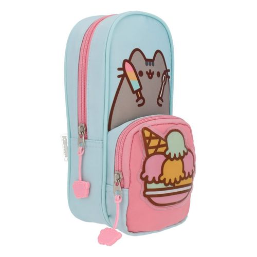 Pusheen The Cat Lapicera Rosa Y Azul