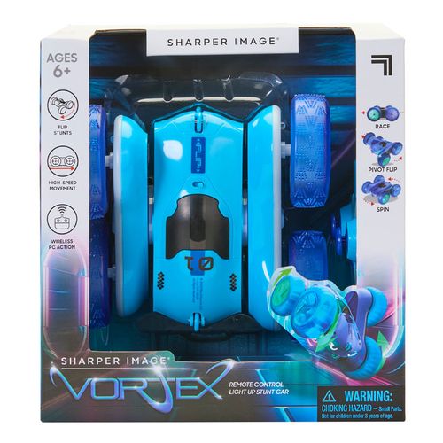 Sharper Image Juguete RC Acrobacias con Volteretas LED (Azul) 1261025870