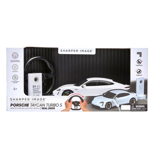 Sharper Image Juguete RC Porsche Taycan Turbo S 1:20 Conducción Real 1212020551