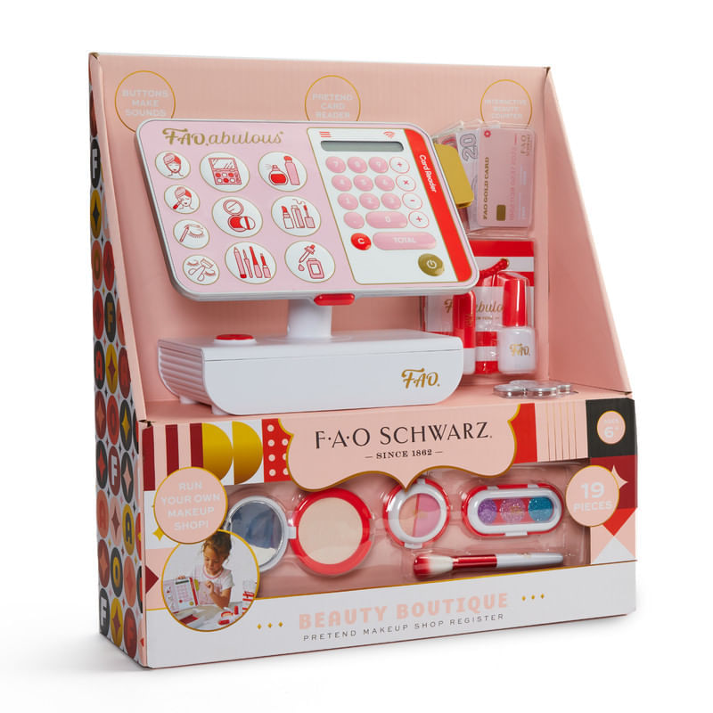 FAO Schwarz Juego de Simulación de Tienda de Maquillaje 19 Piezas 1153016091