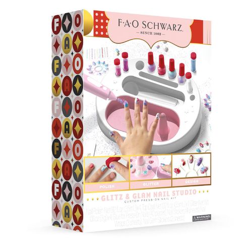 FAO Schwarz Estudio de Uñas con Brillantina Personalizado para Niñas 1172022690