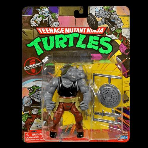 Bandai  Tmnt  Classic  Figura  4  villanos  Rocksteady  89659