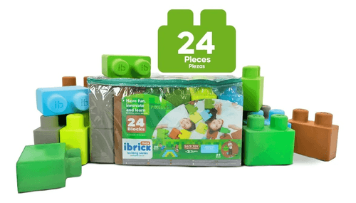 Ibrick Pixeles 24 Pzs Juguete sensorial Apilables 900238