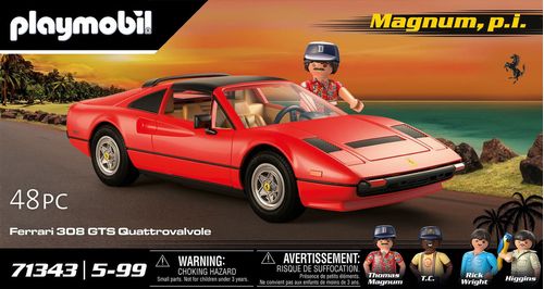 Playmobil Magnum Ferrari 308GT Licenses Cars 71343