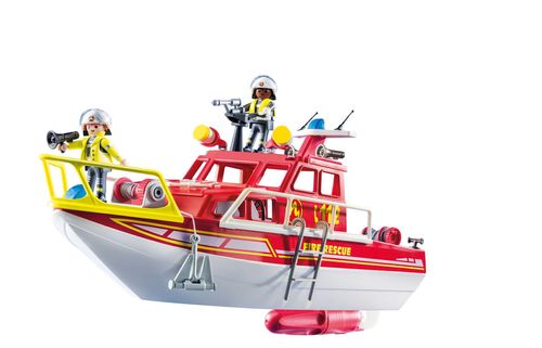 Playmobil Barco de rescate Fire Brigade 71598
