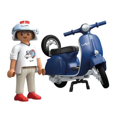 Playmobil 1969 Vespa 150 Sprint Veloce, azul Licenses Cars 71622