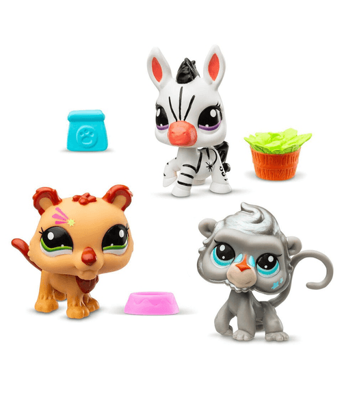 Bandai  Littlest  Pet  Shop  3pack  tubo  #4  32033