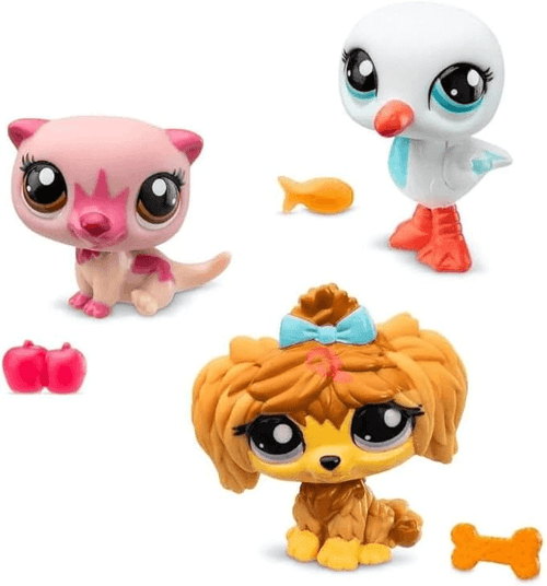 Bandai  Littlest  Pet  Shop  3pack  tubo #5   32033