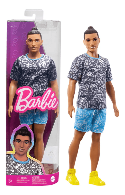 Mattel Barbie Fashion Doll & Beauty  Ken con Playera estampada  DKW44