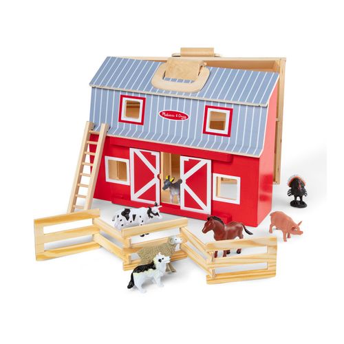 Spin Master Melissa & Doug Establo Plegable Y Portátil