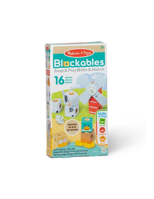 Spin Master Melissa & Doug Blockables Amigos de la Granja