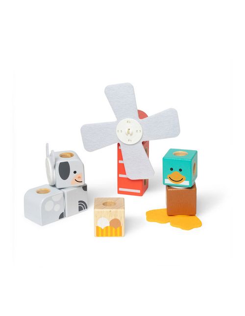 Spin Master Melissa & Doug Blockables Amigos de la Granja