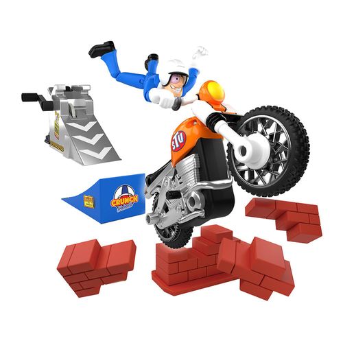 Bandai Stuntman Stu Motocicleta Acrobática 15094