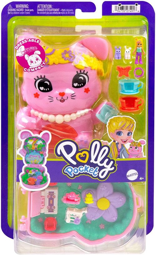 Mattel Polly Pocket Set De Juego Mundo De Compactos De Polly Conejo JGK23