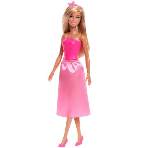 Barbie Muñeca Doncellas Vestido Rosa JDM67