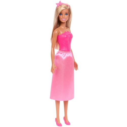 Barbie Muñeca Doncellas Vestido Rosa JDM67