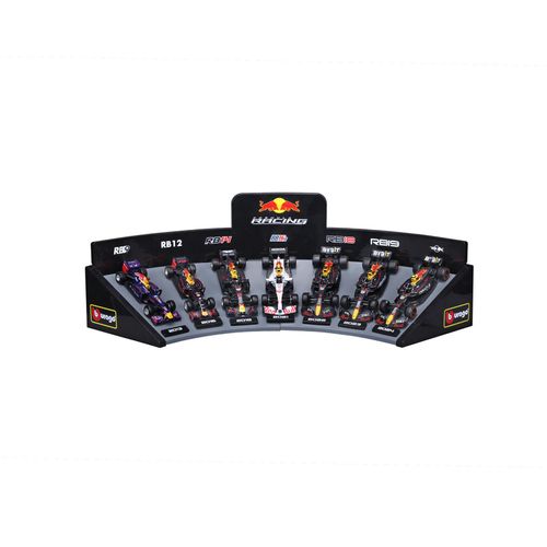 F1 Racing Bburago Red Bull  7 Autos Con Base Incluida18-38168