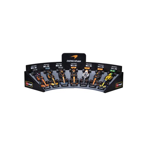 F1 Racing Bburago Meclare  7 Autos Con Base Incluida 18-38169