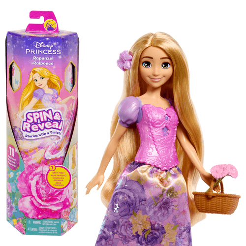 Disney Princesa Rapunzel Spin and Reveal HTV86