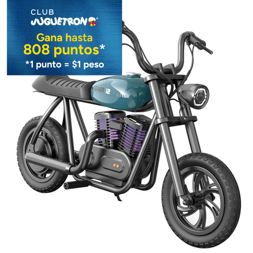 HYPER GOGO Moto Eléctrica Infantil Pioneer 12 Plus  Azul  MB05PBLE