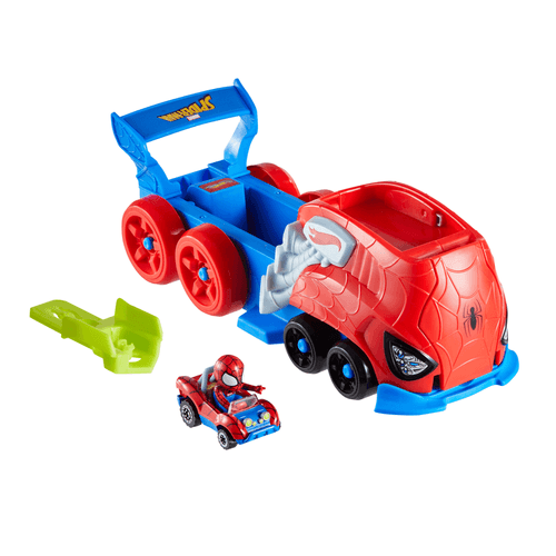 Hot Wheels Pista Lanzador Sorpresa Spider Man  JFV69