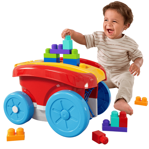 Mega Bloks Vagón Recoge Bloques JFR30