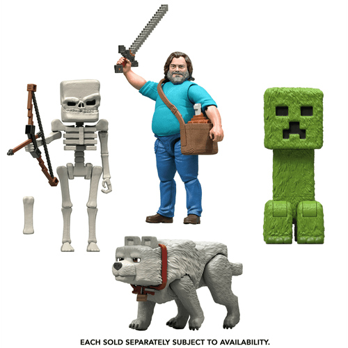 Minecraft Figura De Acción De 4"   Minecraft  Movie Dennis   JFR44