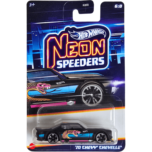 Hot Wheels Neon Speeders 70 Chevy Chevelle  6/8 HLH72