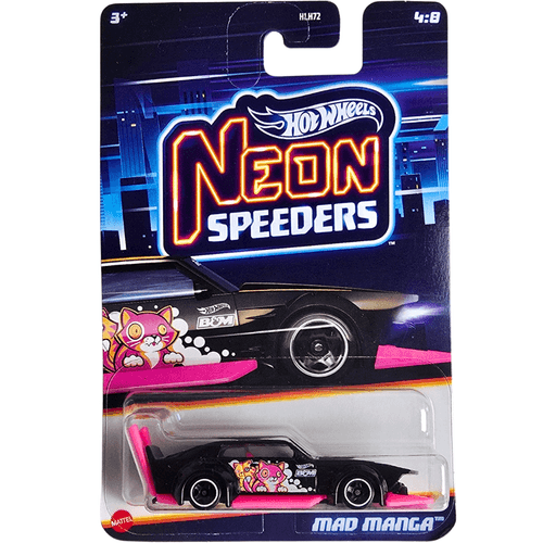 Hot Wheels Neon Speeders Mad Manga  4/8 HLH72
