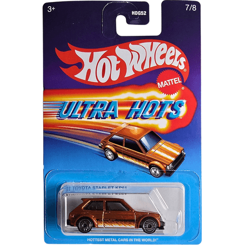 Hot Wheels Ultra Hots  8 Toyota Starlet Kp61  7/8 HDG52