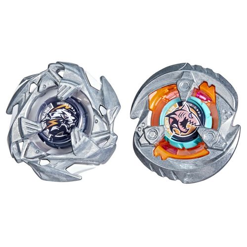Hasbro Beyblade X Pack Doble Gill Shark 4-70O BX Pearl Tiger 3-60U BX F9586