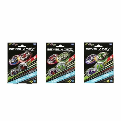 Hasbro Beyblade X Pack Doble Gill Shark 4-70O BX Pearl Tiger 3-60U BX F9586