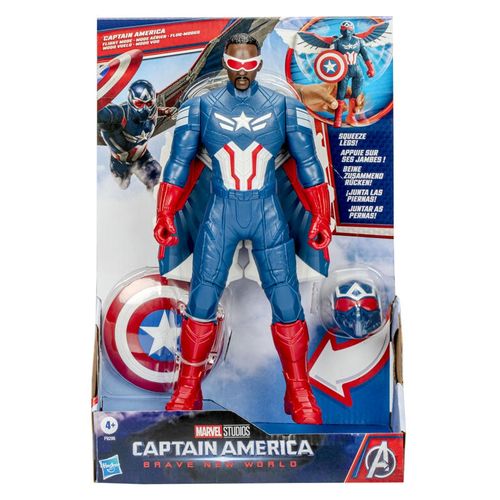 Hasbro Marvel Avengers Captain America Brave New World Modo Vuelo Capitán América F9298