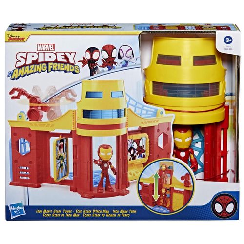 Hasbro Spidey and his Amazing Friends Set de Juego Torre Stark F9351