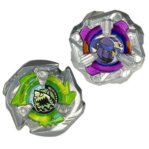 Hasbro Beyblade X Pack Doble Knife Shinobi 4-80HN Keel Shark 3-80 F9586