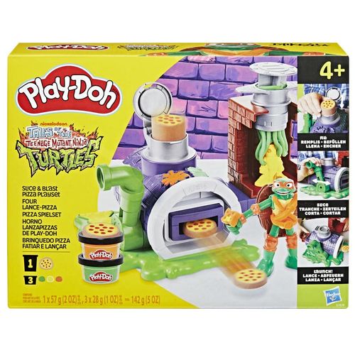 Hasbro Play-Doh Teenage Mutant Ninja Turtles Horno Lanzapizzas de Play-Doh G1829