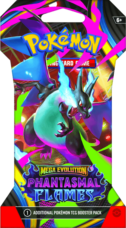 Pokémon TCG: Mega Evolution - Phantasmal Flames Sleeved Booster  12650