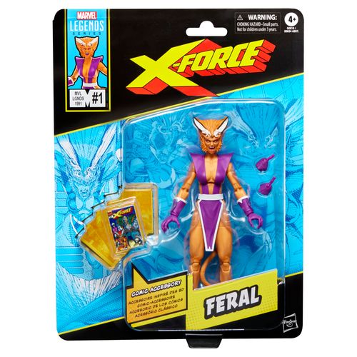 Hasbro Marvel Legends Series, Feral X-Force #1 (1991) G0818