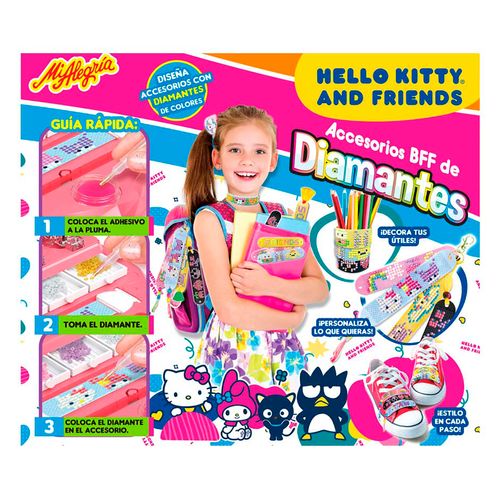 Fábrica Hello Kitty Accesorios Diamantes Mi Alegría Kit Creativo