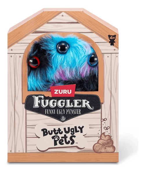 Fuggler Butt Ugly Pets 9-inch Reek-O - Gato Negro 15731