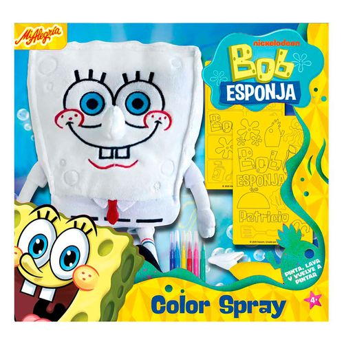 Peluche Bob Esponja Color Spray Mi Alegría