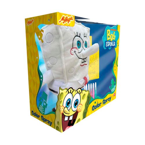 Peluche Bob Esponja Color Spray Mi Alegría