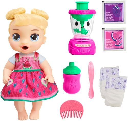 Baby Alive Harper Hugs Y El Set De Batidos Dulces